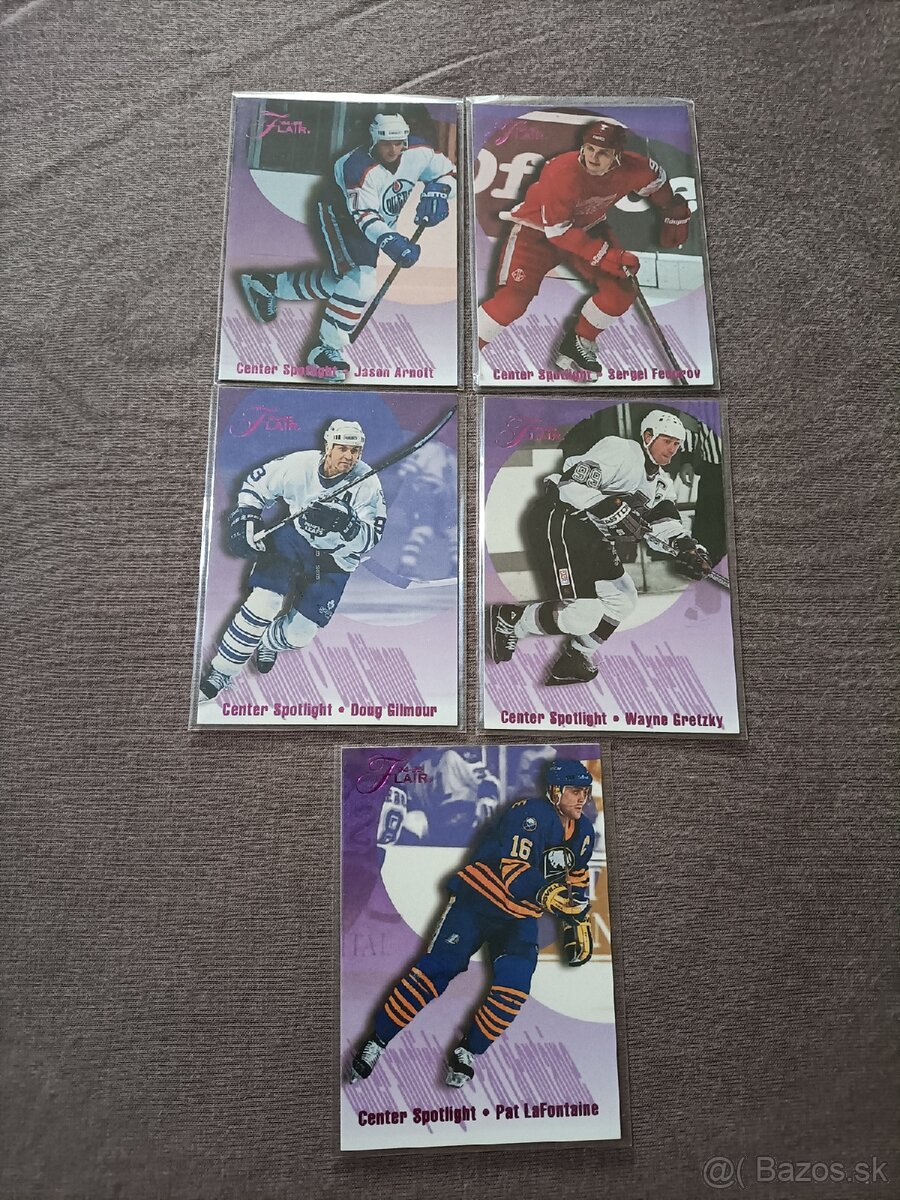 Hokejové kartičky - fleer center spotlight 1994