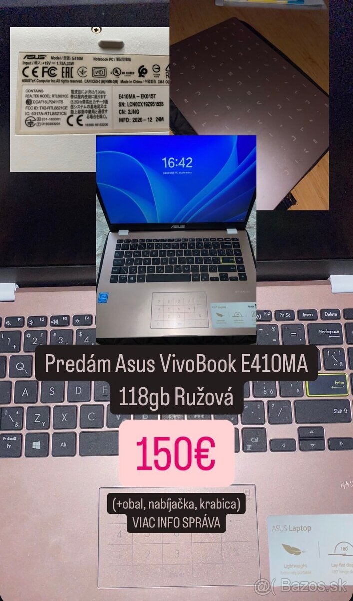 Notebook Asus E410MA