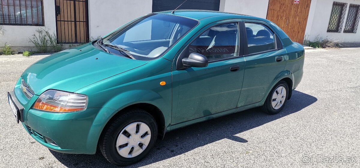 CHEVROLET AVEO 1.MAJITEL 1.4/53KW r.v.2007