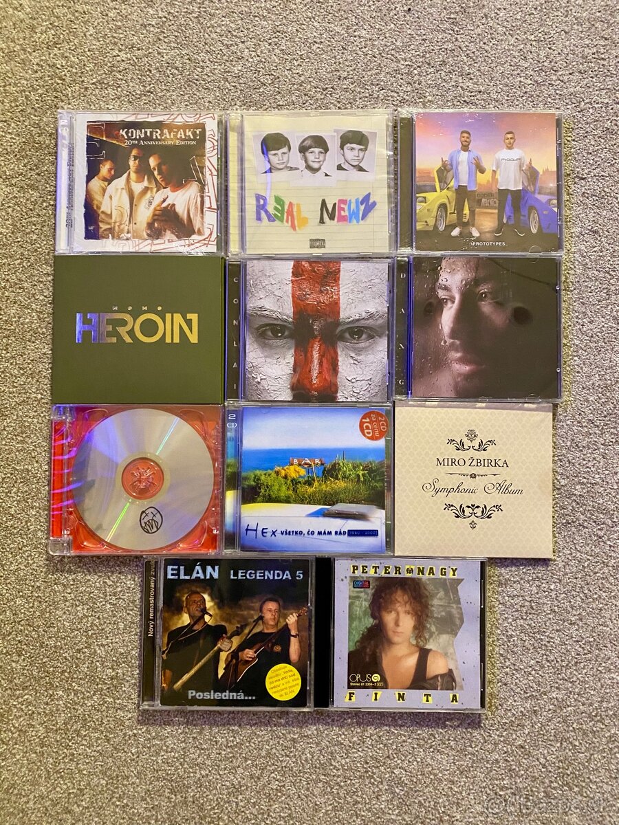 Cd - Elán, Nagy, Hex, Zbirka, Dang, Kontrafakt, Momo, Samey