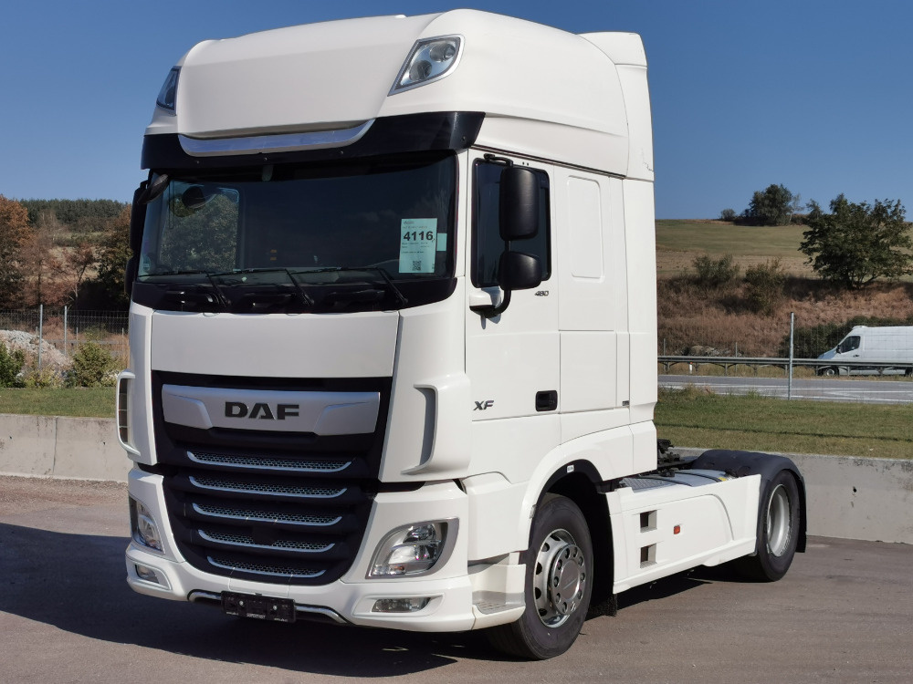 Prodám tahač návěsů DAF XF 480 FT EURO 6 jednookruhová hydr.