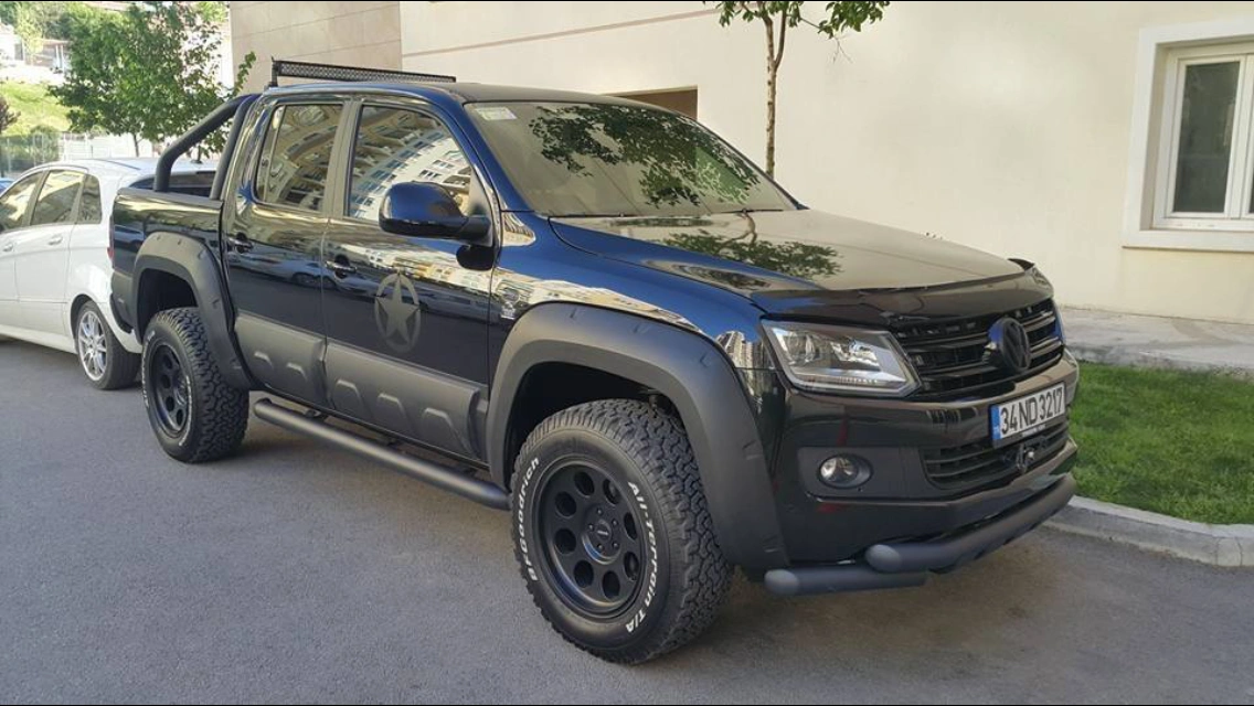 Ochranné oplastovanie dverí lemov VW Amarok