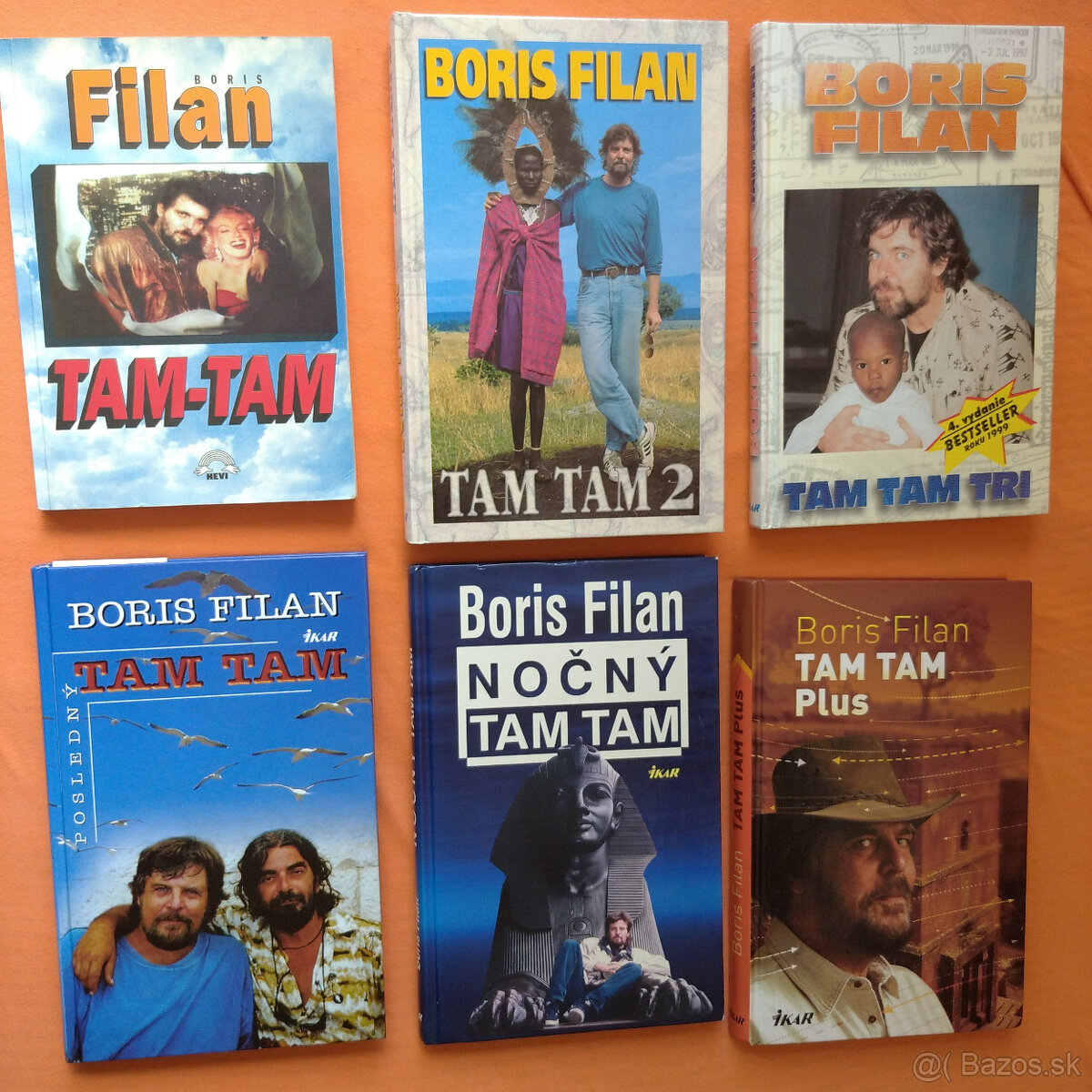 Boris Filan  kompletná rada “Tam Tam” – 6 kníh
