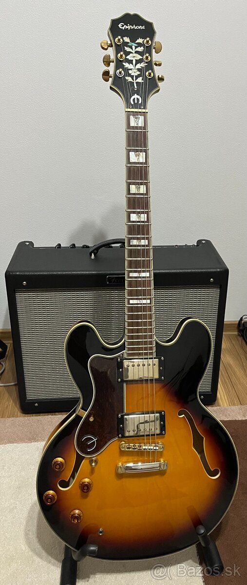 Predám ľavoruký Epiphone Sheraton-II Pro