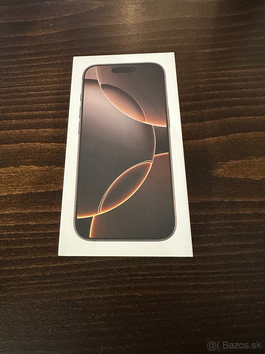 Predam Apple iPhone 16 PRO 256GB púštna titánova