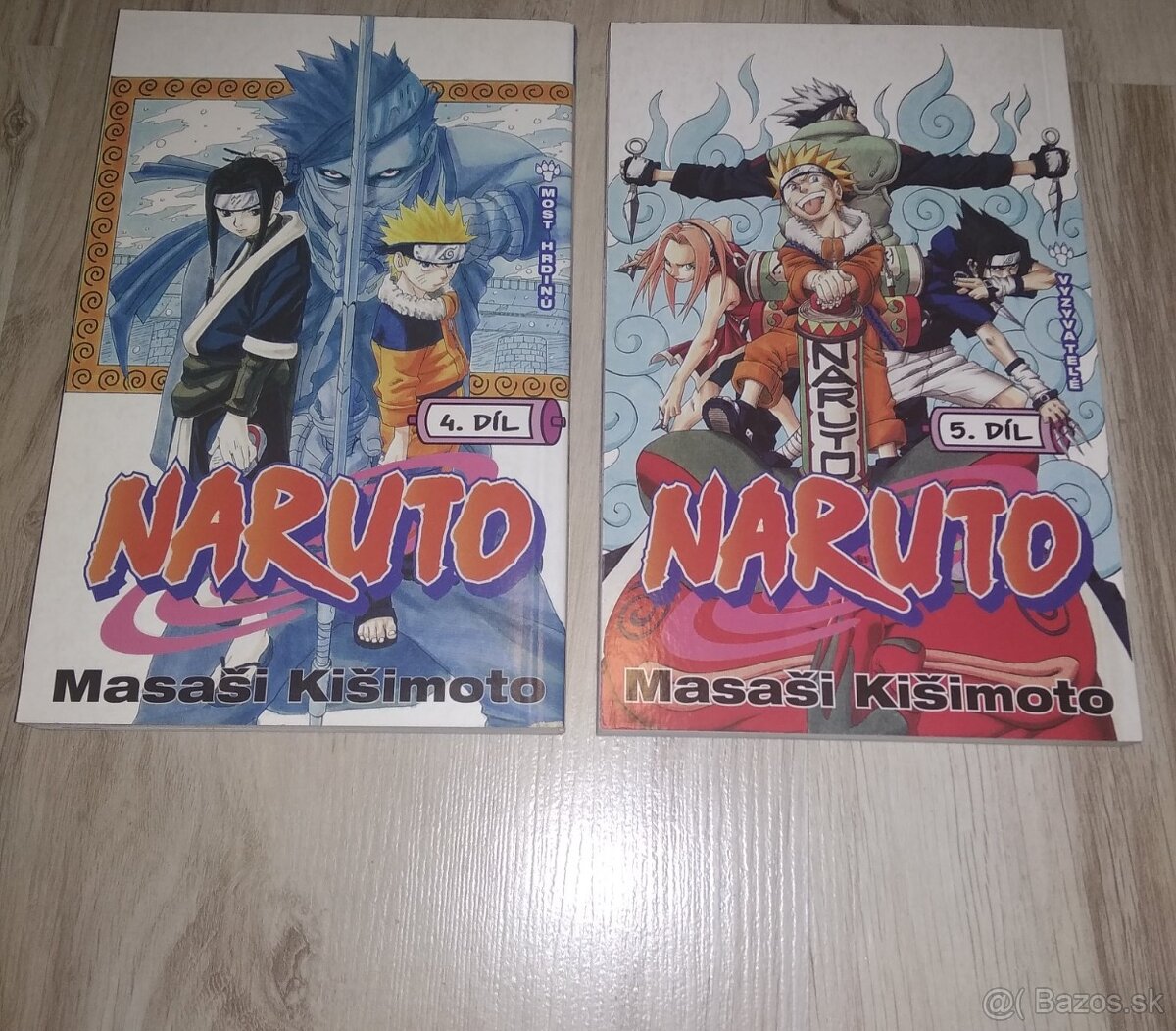 Naruto volume 4 a 5