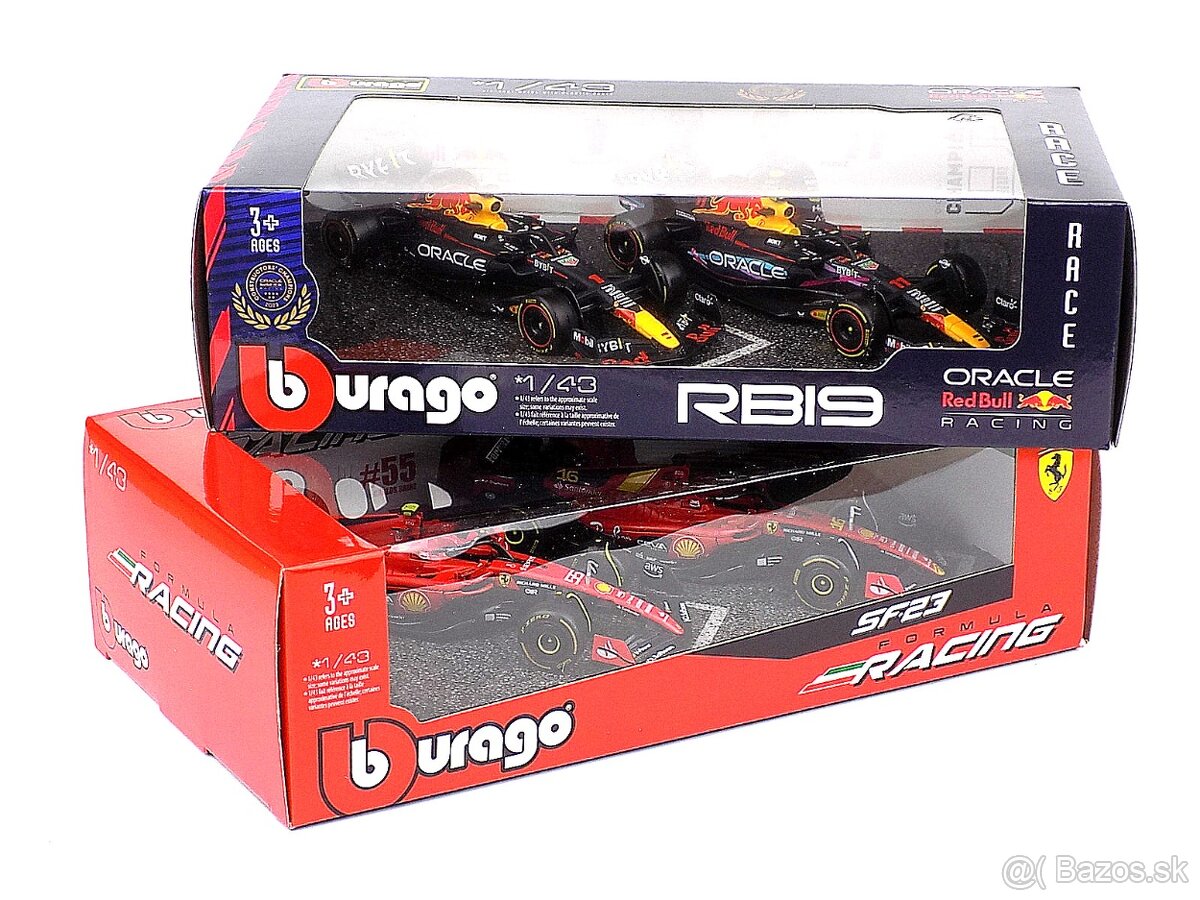 Dvojset  F1 FERRARI a RED BULL  1:43 Bburago