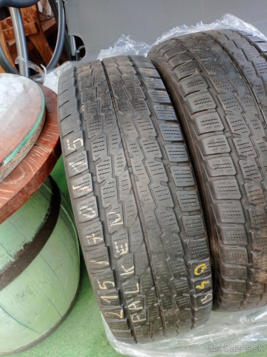 2x zimné pneumatiky Falken 215/70R15C  109/107R