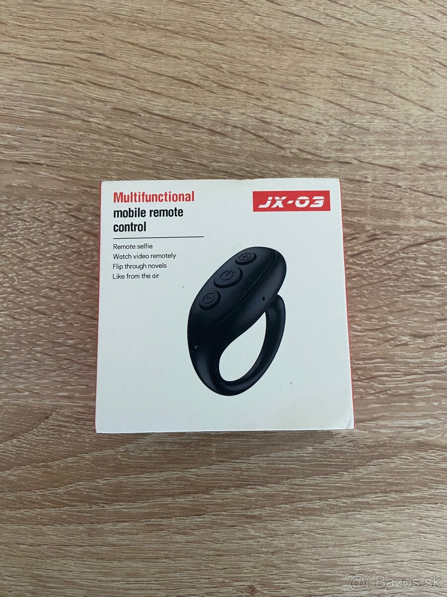 JX03 TikTok Scrolling Ring – Bluetooth diaľkový ovládač