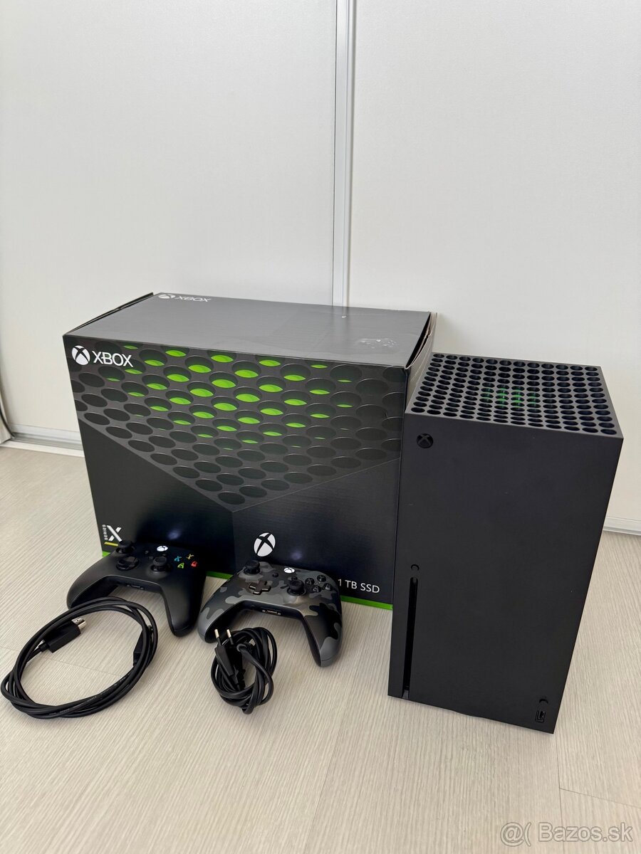 Xbox Series X - 2x ovládač s play and charge kit