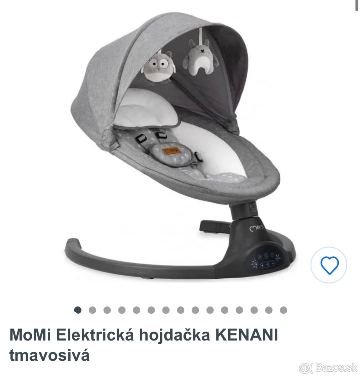 MoMi elektricka hojdacka/ hojdacie lehatko pre babatka