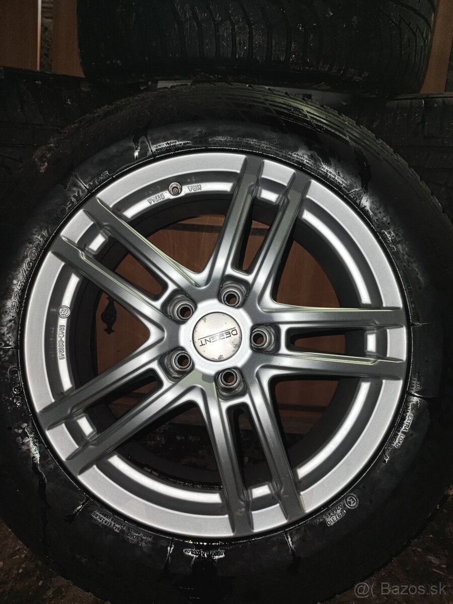 5x112r17kolesa+zimnne pneu225\50r17