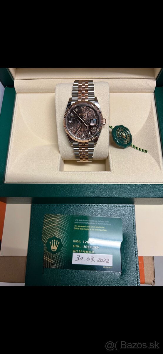 Rolex Datejust 36 chocolate (choco)