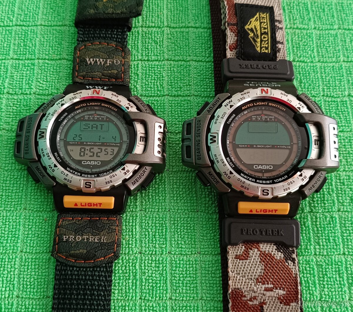 Casio 1+1 GRÁTIS Pro Trek PRT-40 WWF