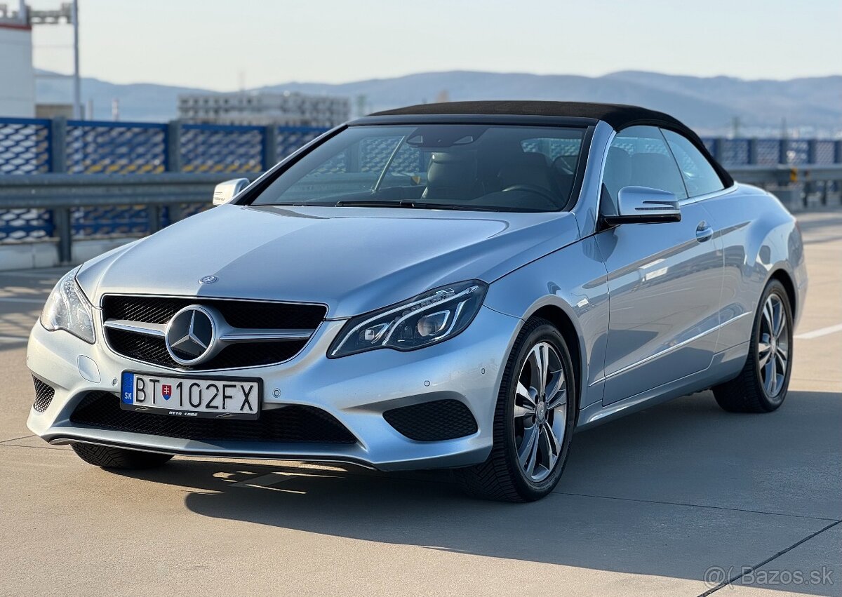 Mercedes E Cabrio 200 benzín Automat rok 2016 Facelift