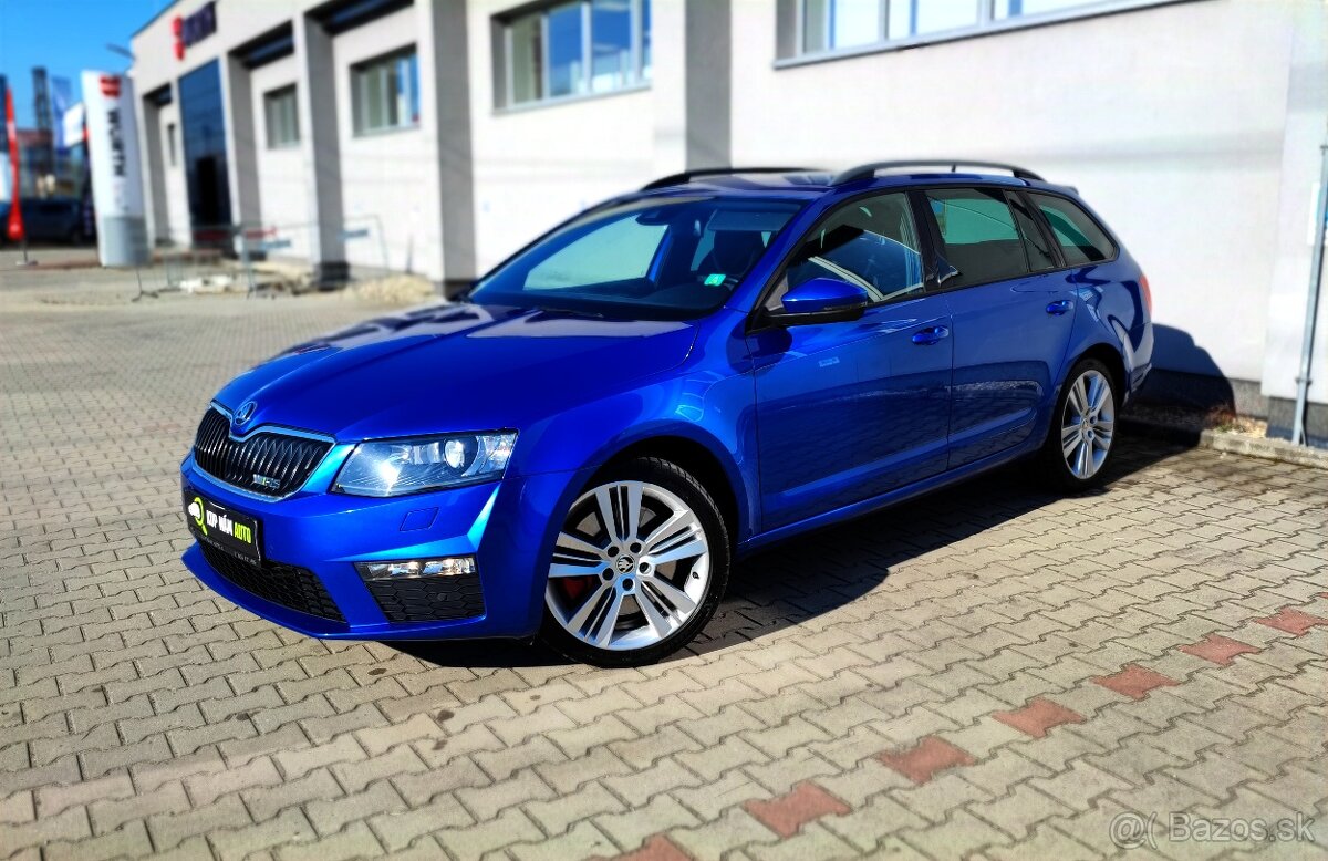 ŠKODA OCTAVIA III RS 2.0 TDI 135KW,DSG ,2015, STK,1.MAJ, DPH