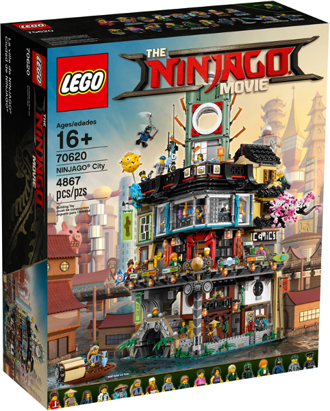 Lego 70620 a 76057 ninjago city