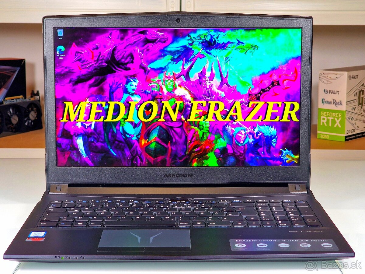 Herný notebook MEDION ERAZER | 120Hz | GTX 1050 4GB | 16GB