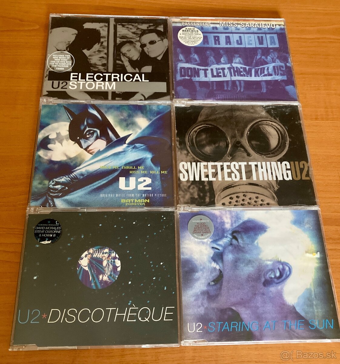 U2 -  CD Singly - 90 léta