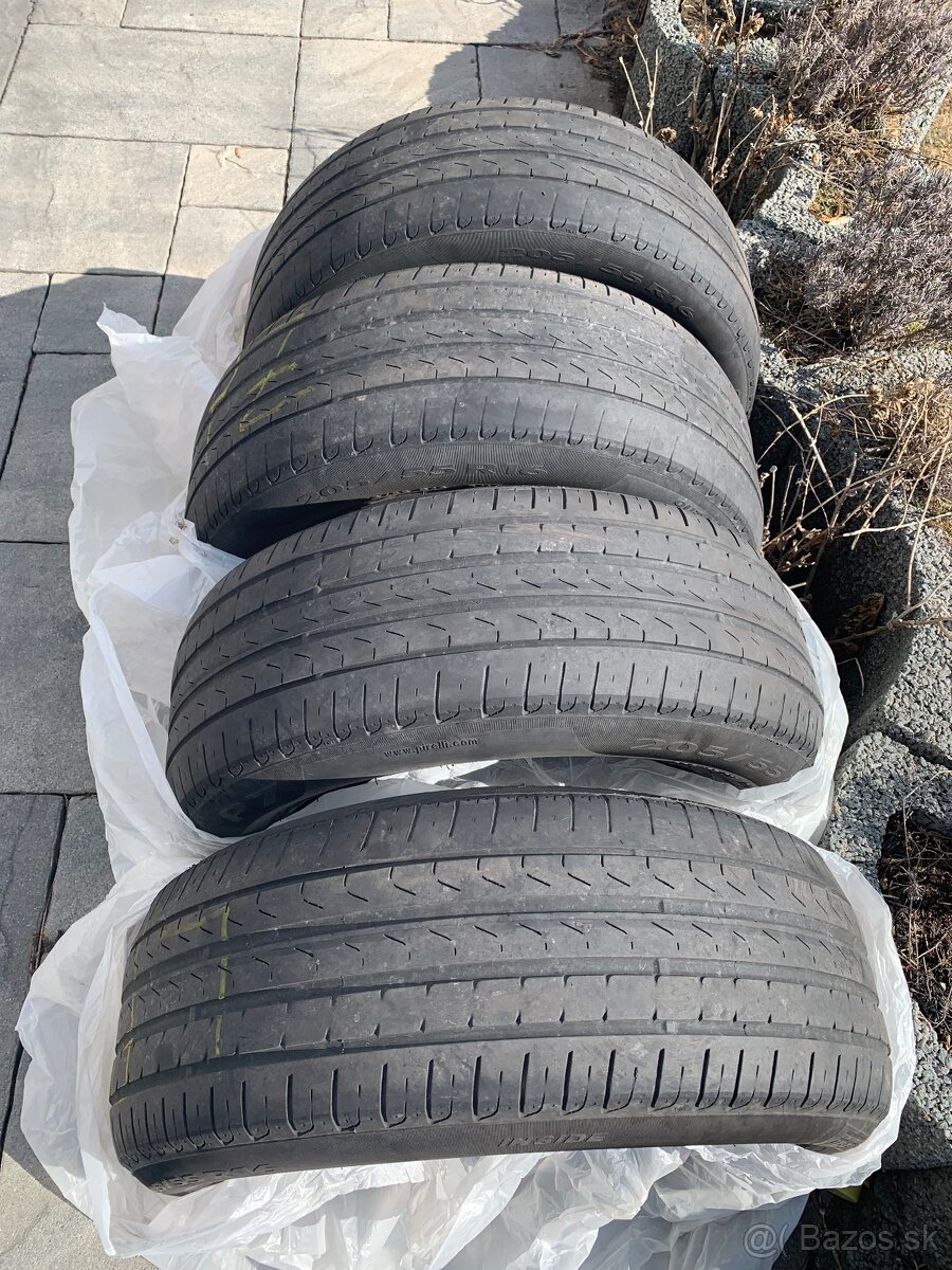 Predám letné pneumatiky Pirelli 205/55/R 16