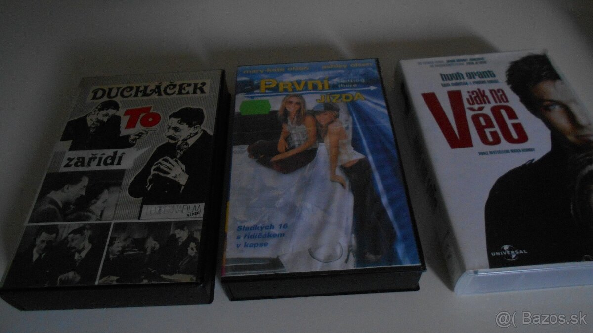 VHS original - 2 eur/ks