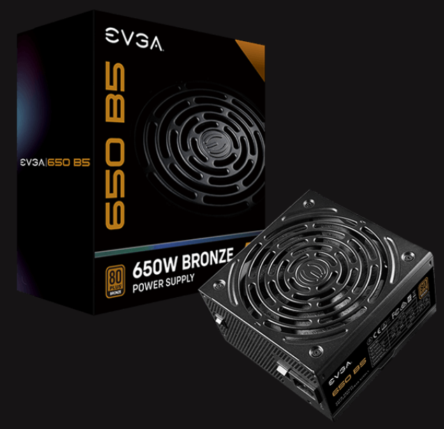 EVGA 650 B5, 80 Plus BRONZE 650W