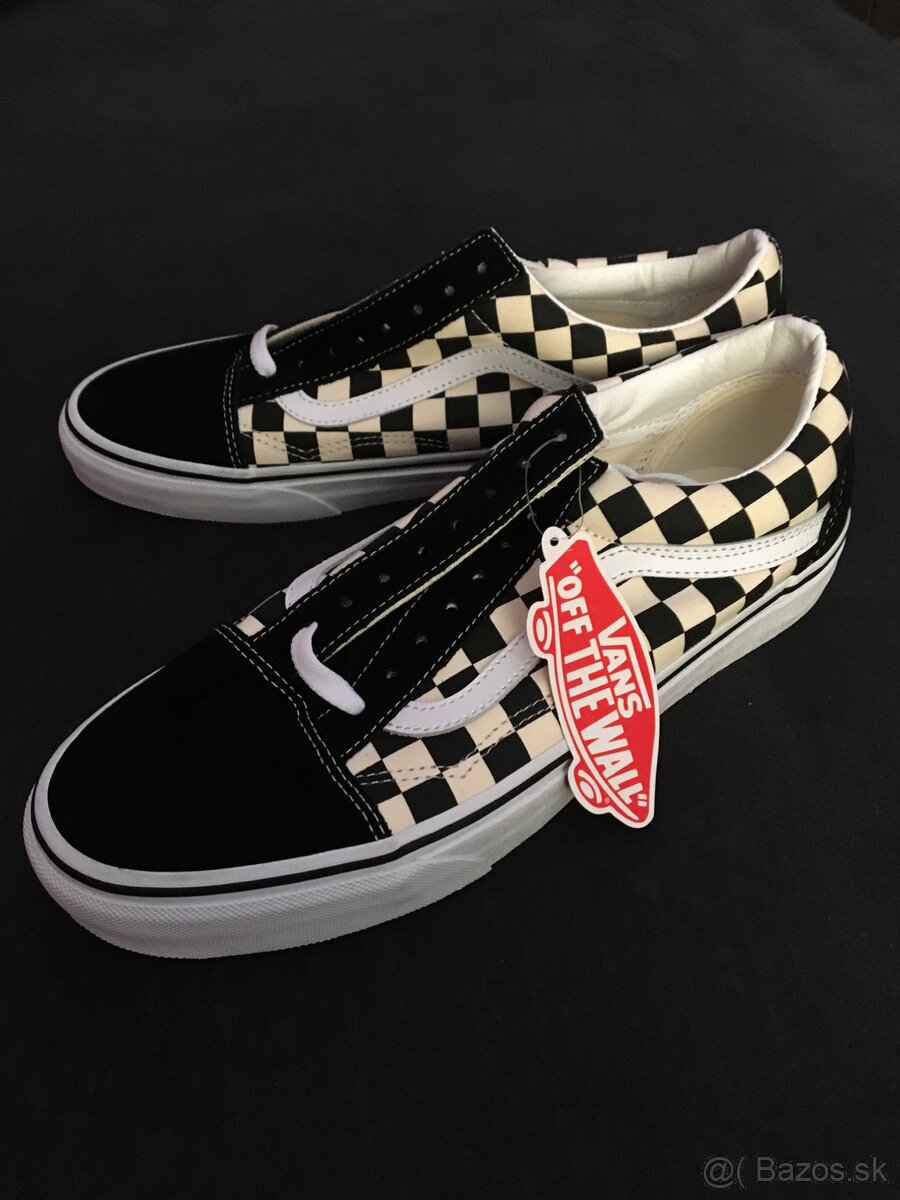 Vans shoes old skool primary check