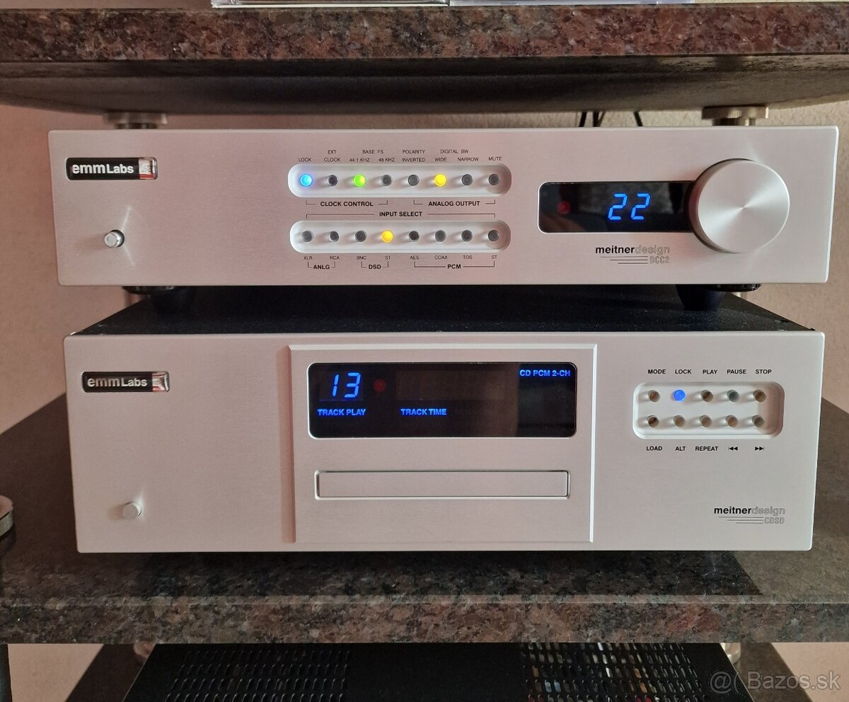 EMM labs SACD/CD - CDSD SE transport + DCC2e SE DAC/Preamp