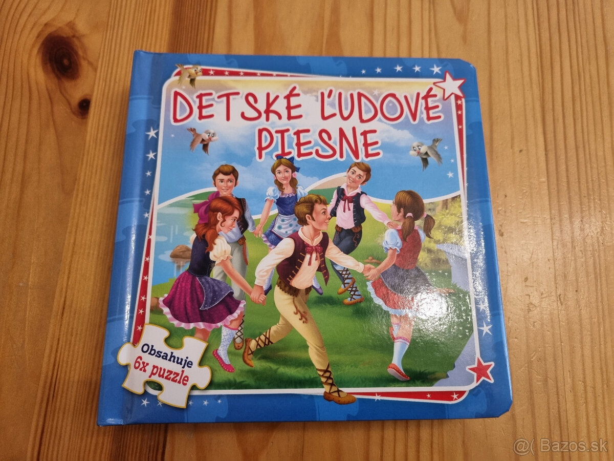 Knizka s puzzle - Detske ludove piesne