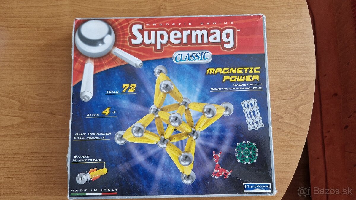 Magneticka stavebnica SUPERMAG-hviezda/psik