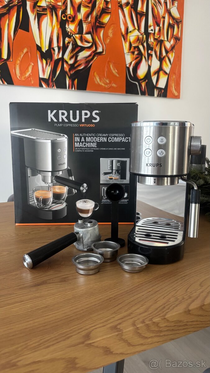 Kavovar Krups Pump espresso virtuoso