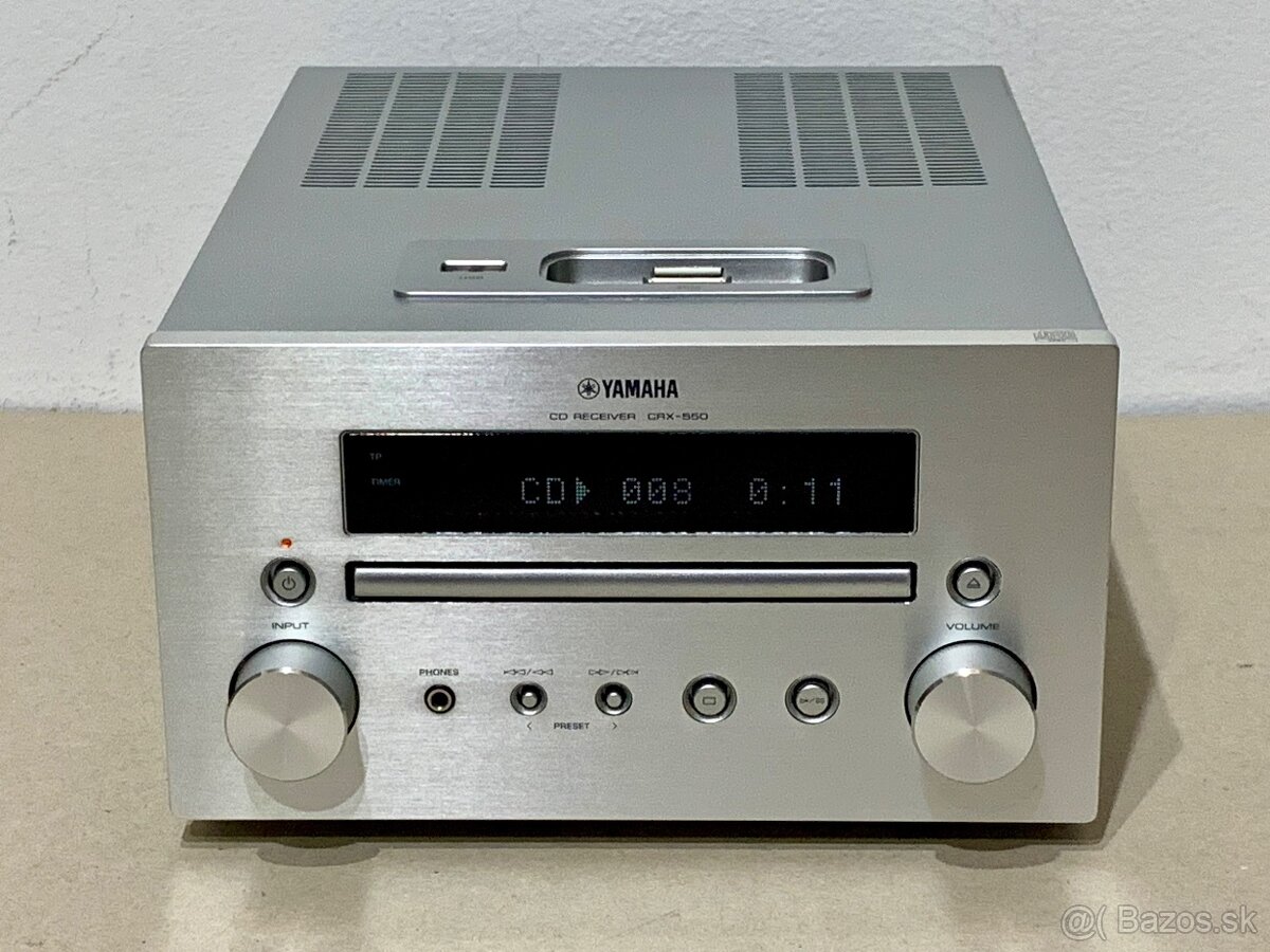 YAMAHA CRX-550 …. Stereo receiver (USB/iPod, CD, Rádio)