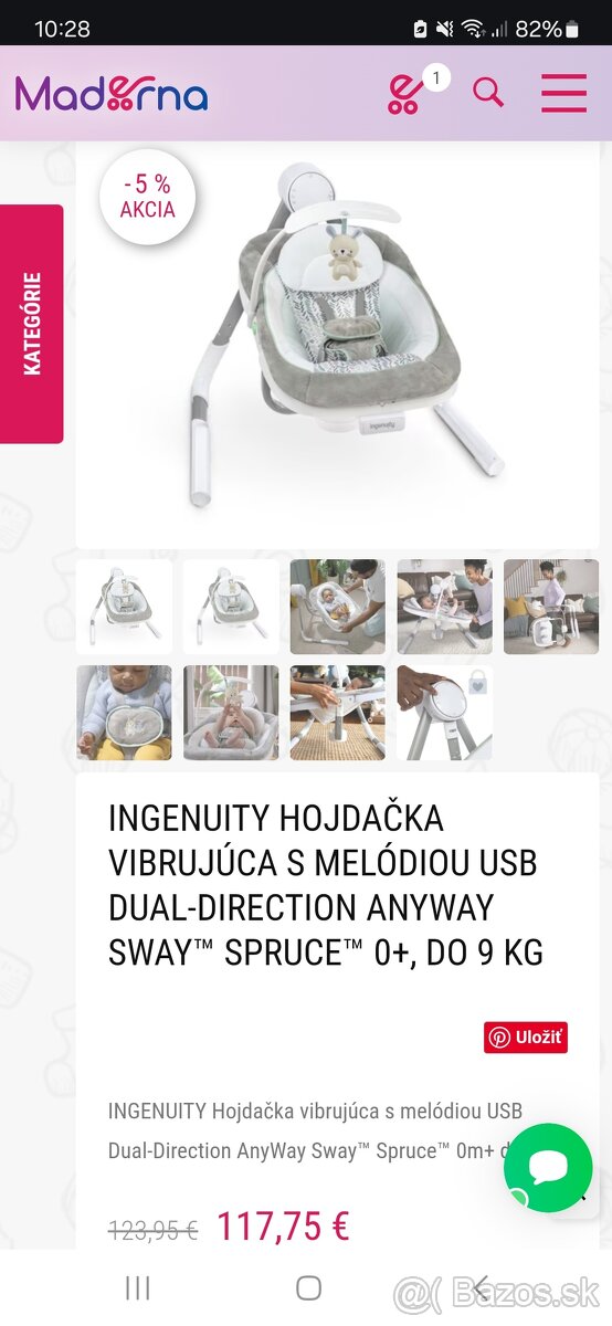 INGENUITY Hojdačka