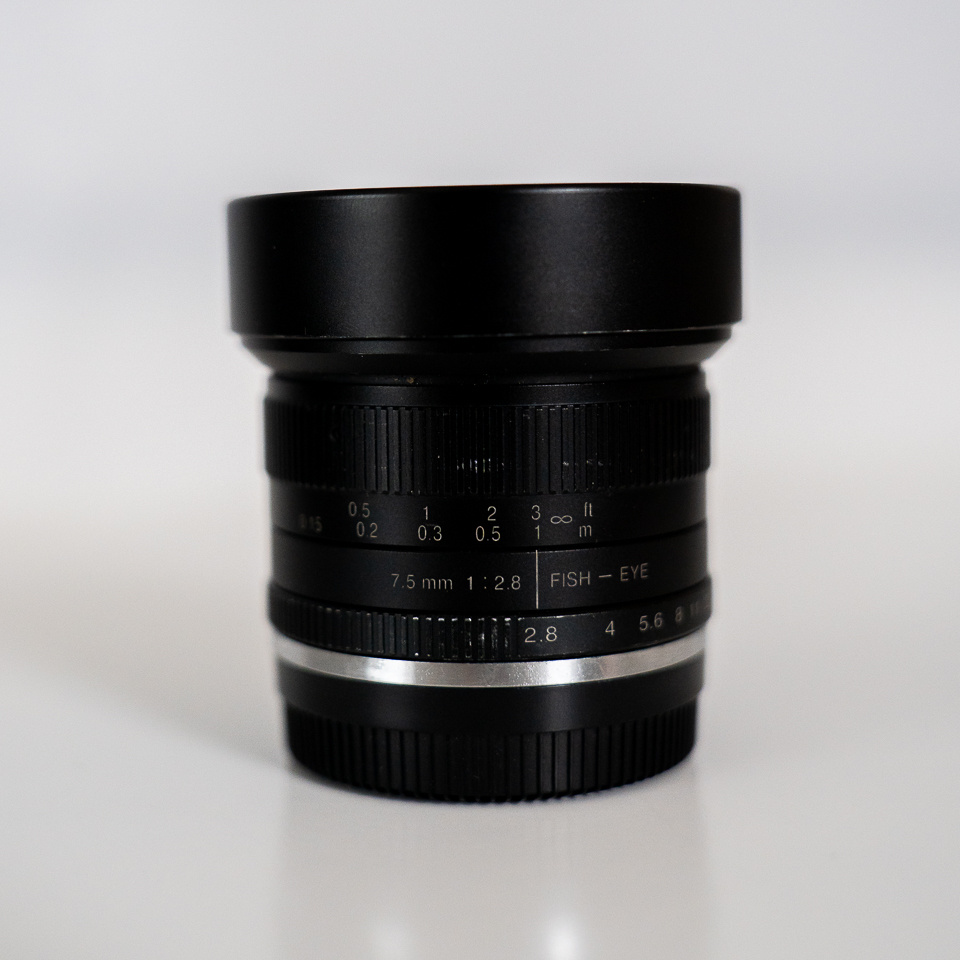 7Artisans 7,5 mm  f2.8 Rybie oko pre FUJIFILM