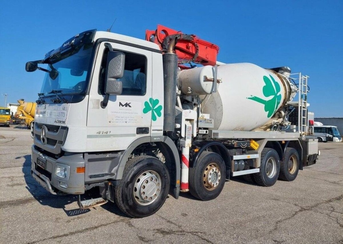 Mercedes-Benz Actros 4141 betonpumpa 8x4 nafta 300 kw