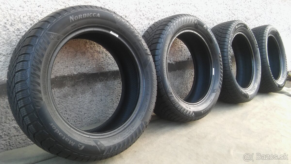 zimné 195/55 r16 XL Matador Nordicca - 8 mm kúpa 2022