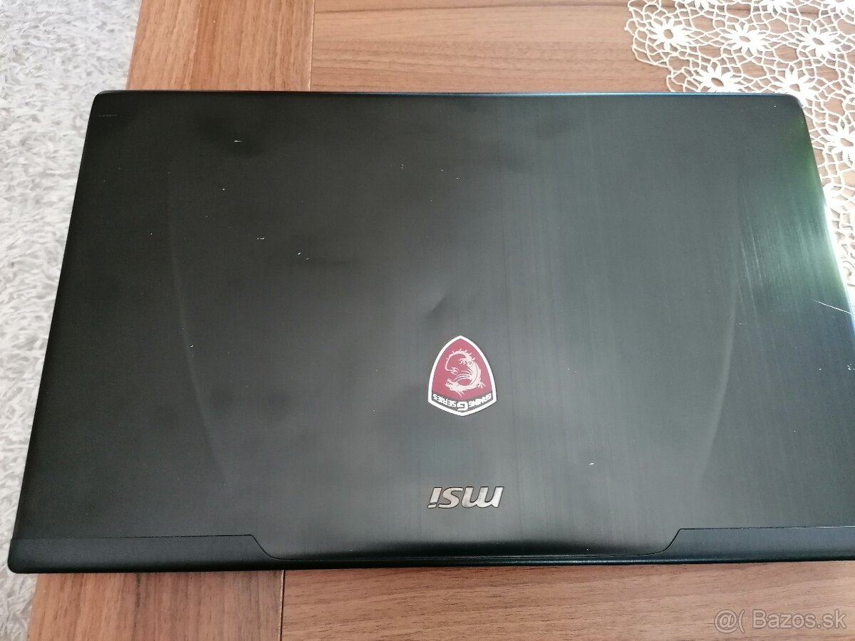 Predám 17,3" hráčsky notebook MSI GE70, MS-1759.