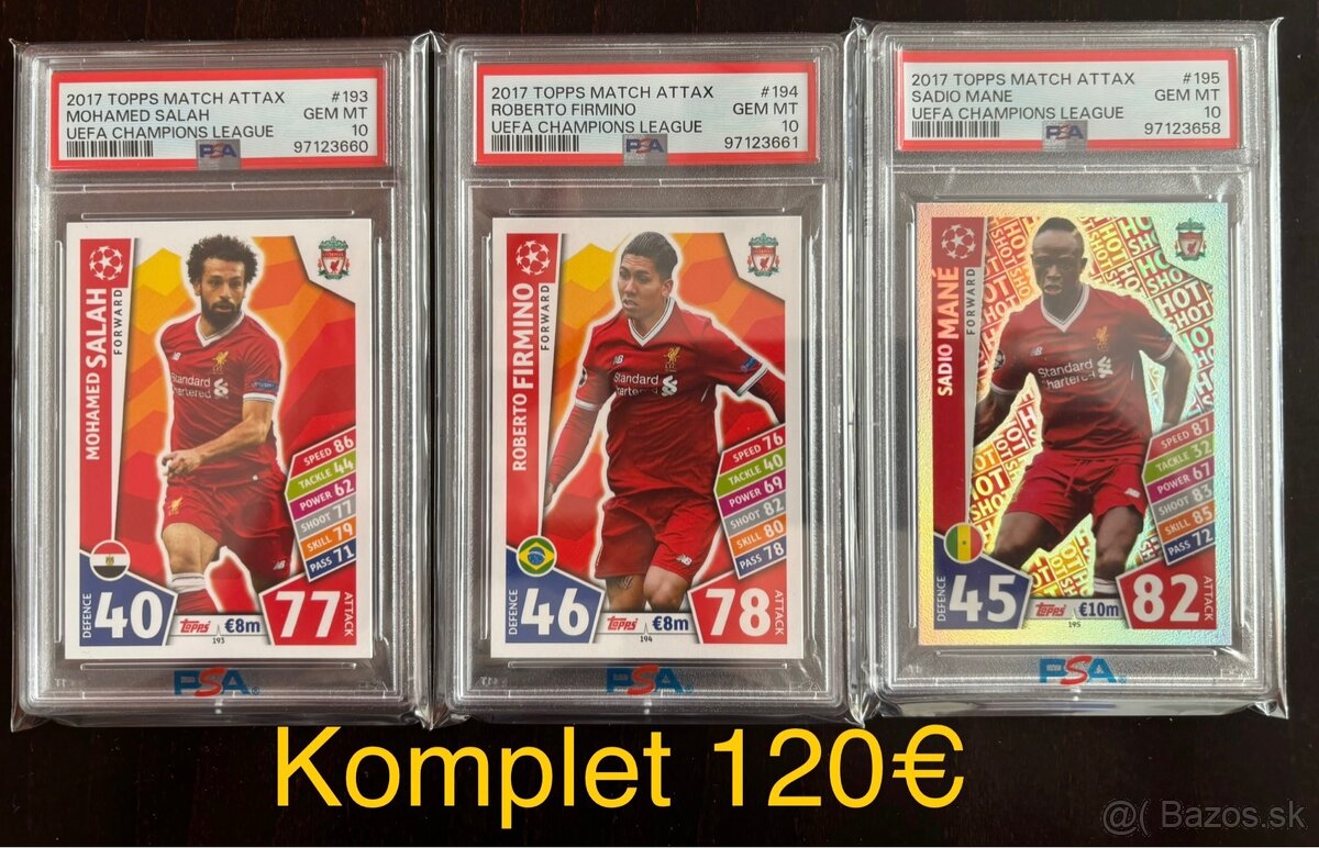 Futbalové karty - PSA 10