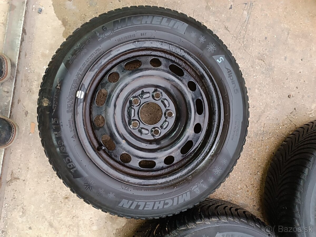 Mischelin alpin 5 195/65R15 + disky