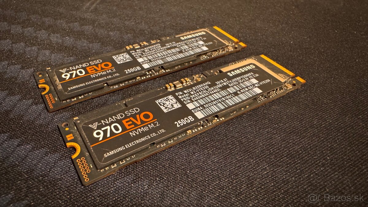 Samsung evo970 250gb M2 nvme