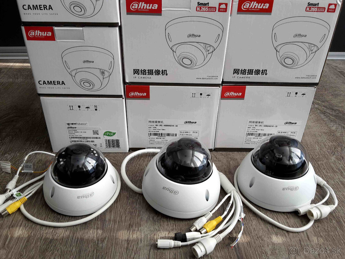 Dahua IP dome Kamera ePoE IP67, H.265 DAHUA IPC-HDBW4631E-AS