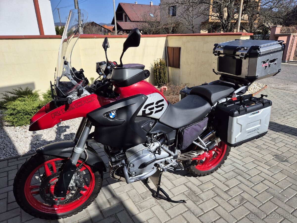 BMW R1200GS s príslušenstvom