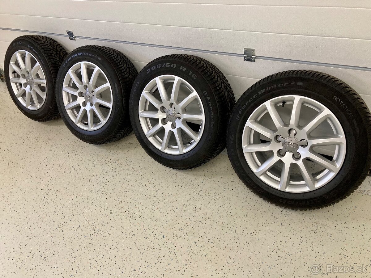 Zimná sada org Audi 5x112 205/60 R16