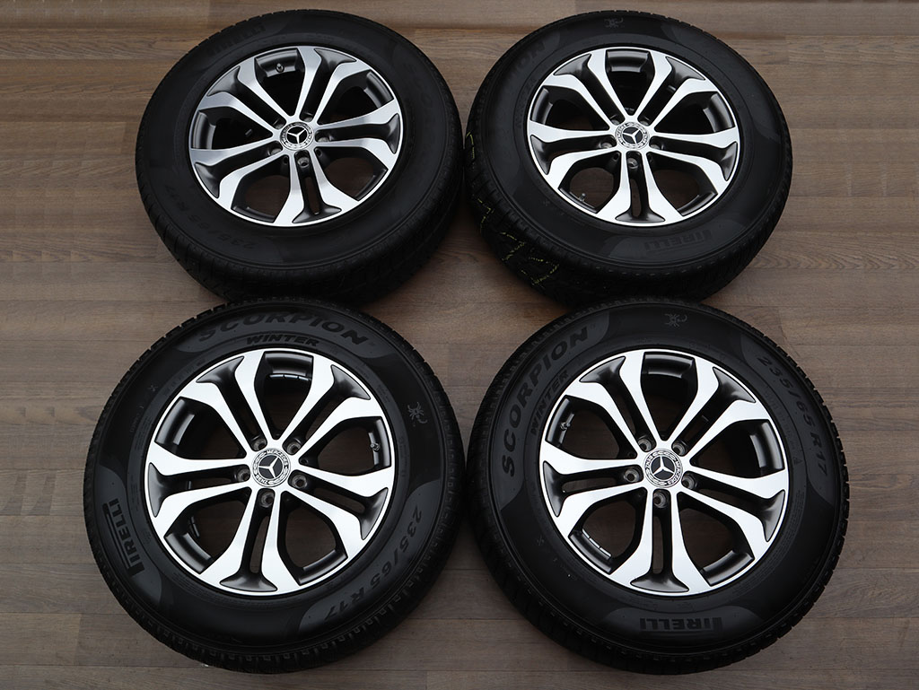 17" Alu kola = 5x112 = MERCEDES GLC W253 = ZIMNÍ = ČIDLA