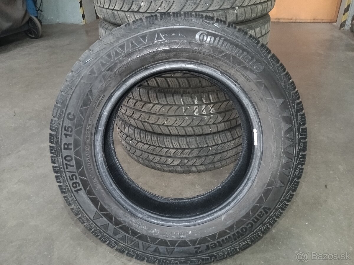 zimné pneu 195/70 R15C CONTINENTAL VANCOWINTER 2