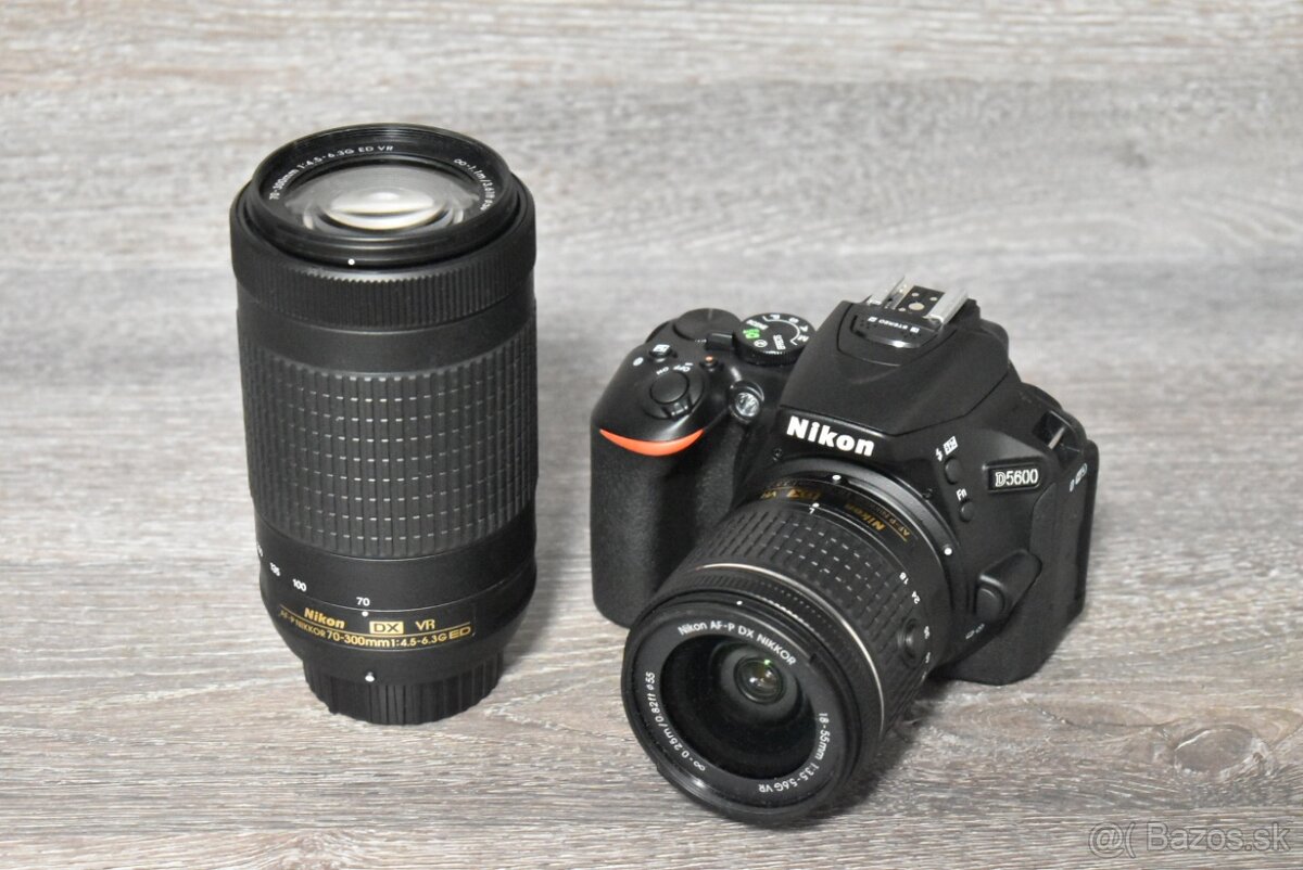 Nikon D5600 s novymi objektívmi AF-P