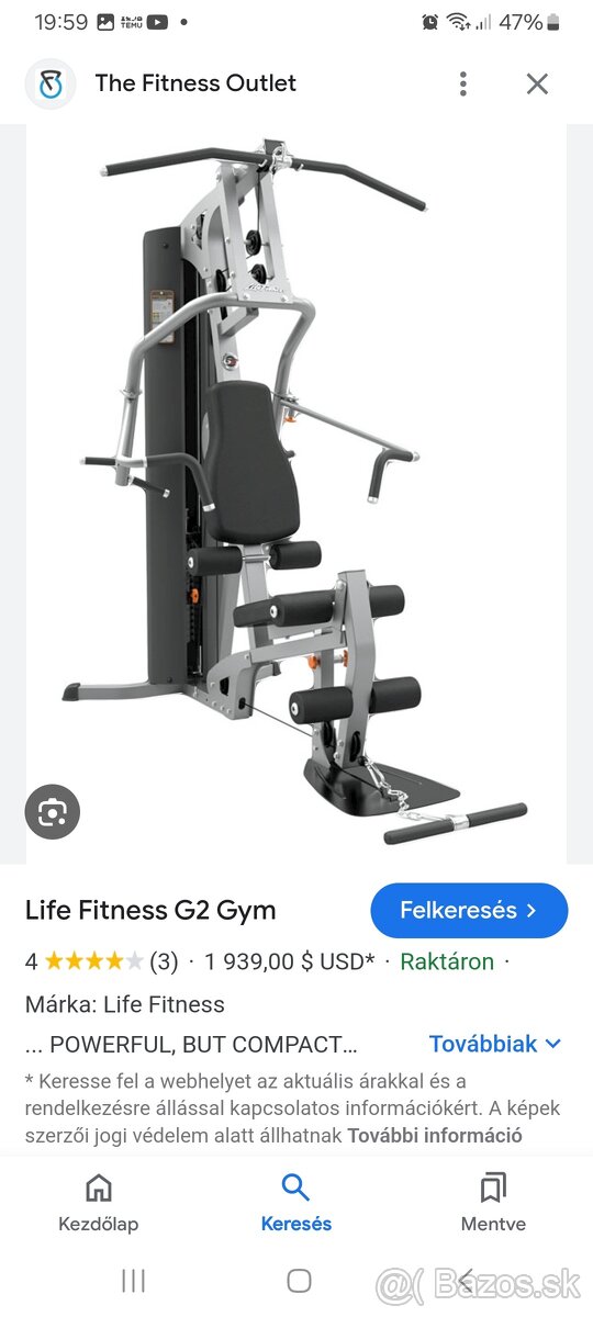 multifunkčná posilňovacia veža life fitness