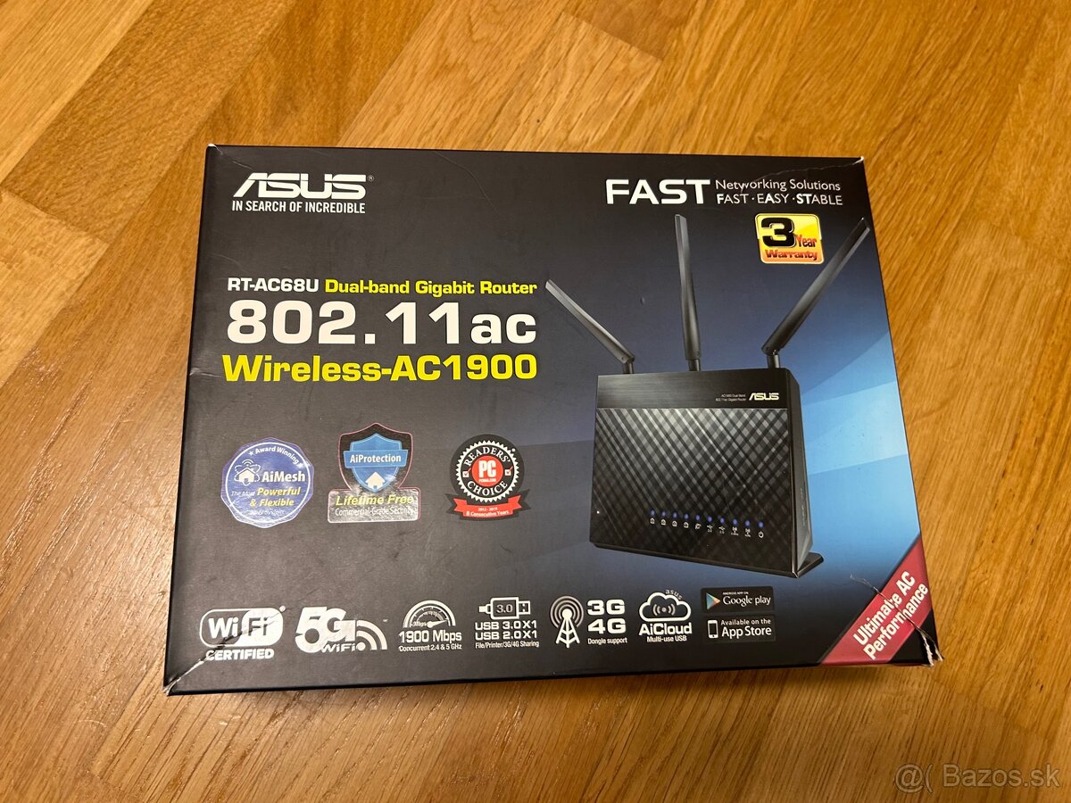 ASUS RT-AC68U Dual-Band Wireless-AC1900 Router