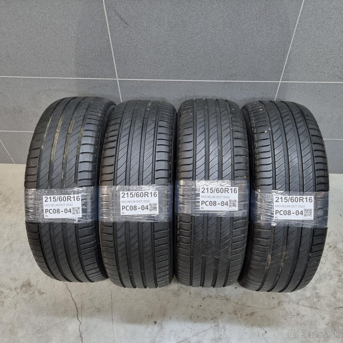 Letné pneumatiky 215/60 R16 MICHELIN DOT0522