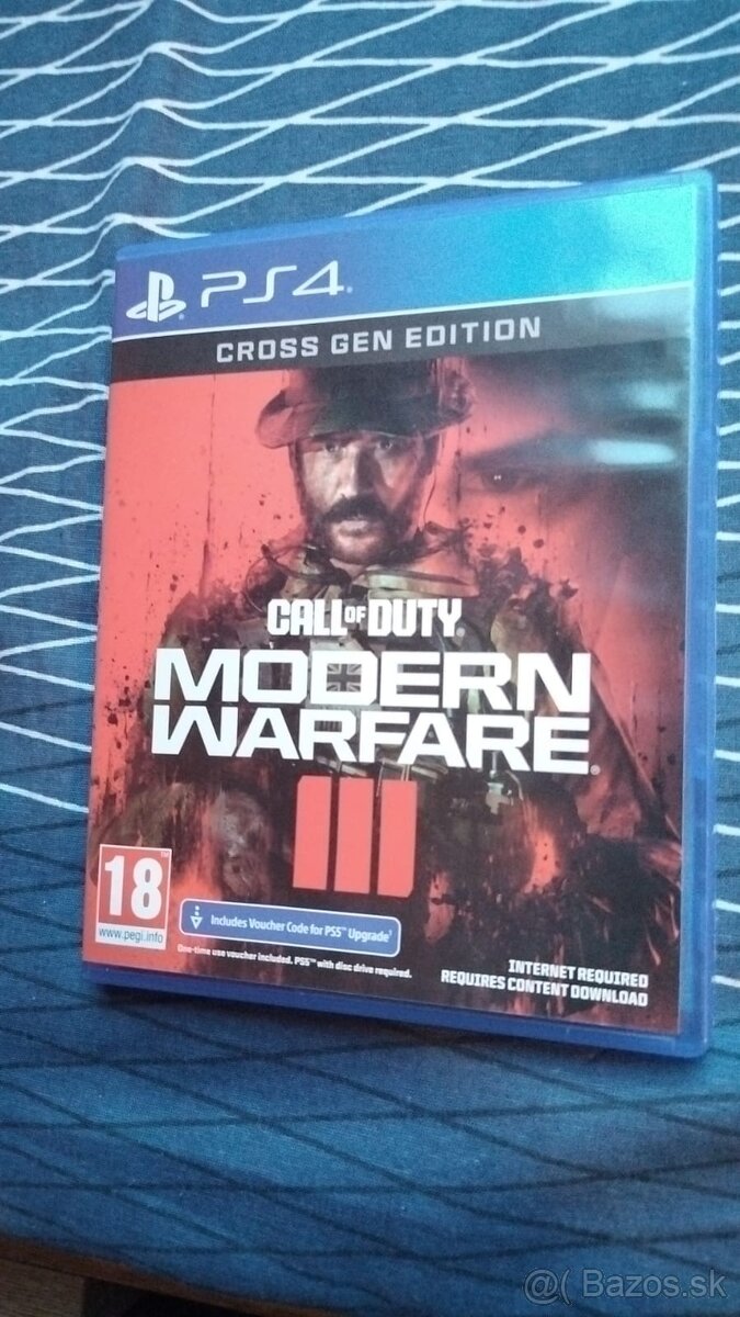 Predávam hru call of duty Modern Warfare III na PS4